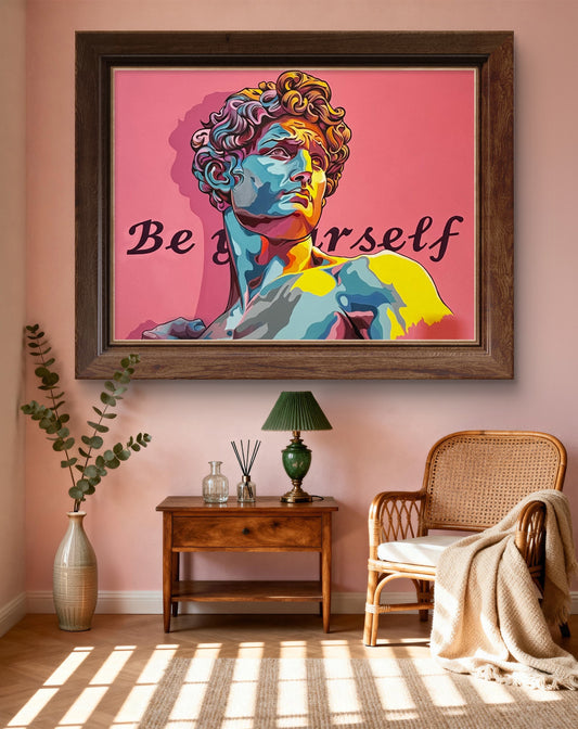 David Pop: Cuadro Decorativo “Be Yourself”